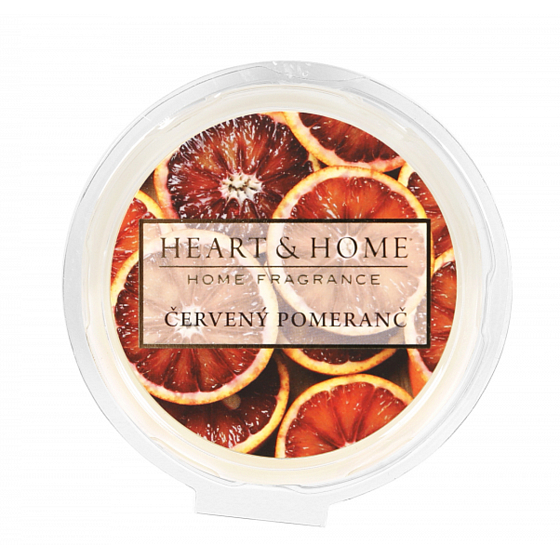 Heart & Home Červený pomeranč Sojový přírodní vonný vosk 26 g