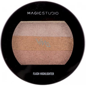 Moje Magic Studio paletka s rozjasňovačem 5 odstínů 17 g