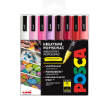 Posca Univerzální sada akrylátových popisovačů 0,9 - 1,3 mm Love mix teplých tónů 8 kusů PC-3M