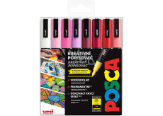 Posca Univerzální sada akrylátových popisovačů 0,9 - 1,3 mm Love mix teplých tónů 8 kusů PC-3M