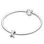 Charm Sterlingové stříbro 925 Abecední písmeno X, korálek na náramek