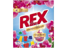 Rex Aromatherapy Color Orchid prášek na praní barevného prádla 4 dávky 260 g