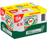 Jar Platinum Plus All in One Lemon kapsle do myčky krabice 6 x 19 kusů