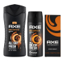 Axe etue Dark Temptation deodorant sprej 150 ml + sprchový gel 250 ml + balzám po holení 100 ml + kosmetická taška, kosmetická sada pro muže
