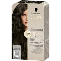 Schwarzkopf Creme Supreme barva na vlasy 5-1 chladná světle hnědá 60 ml