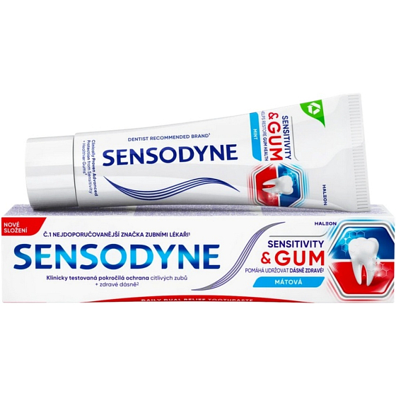 Sensodyne Sensitivity & Gum Mátová zubní pasta 75 ml
