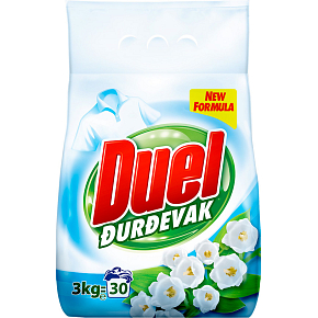 Duel prací prášek Durdevak, 30 dávek, 3 kg