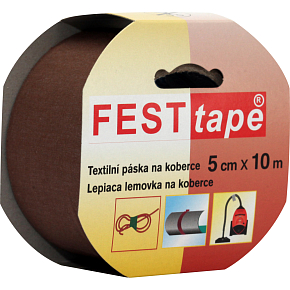Festtape Lemovka kobercová páska hnědá 50 mm × 10 m Festtape Lemovka kobercová páska hnědá 50 mm × 10 m