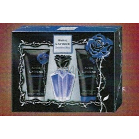 Avril Lavigne Forbidden Rose parfémovaná voda 15 ml + sprchový gel 50 ml + tělové mléko 50 ml, dárková sada