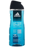 Adidas 3 After Sport sprchový gel na tělo a vlasy pro muže 400 ml