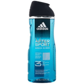 Adidas 3 After Sport sprchový gel na tělo a vlasy pro muže 400 ml