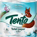 Tento Cool Aqua parfémovaný toaletní papír 3 vrstvý 4 kusy