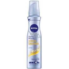 Nivea Brilliant Blonde pro blond vlasy pěnové tužidlo 150 ml