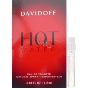 Davidoff Hot Water toaletní voda pro muže 1,2 ml s rozprašovačem, vialka