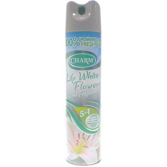 Charm Lily White Flowers 5v1 osvěžovač vzduchu 240 ml