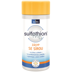 Alpa Sulfothion zásyp na nohy se sírou 100 g