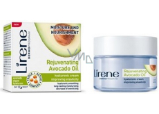 Lirene Rejuvenating Avocado Oil Hydratace a výživa avokádový olej den/noc hyaluronový krém 50 ml
