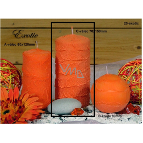 Lima Sirius Exotic vonná svíčka oranžová válec 70 x 150 mm 1 kus