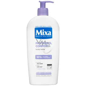 Mixa Panthenol Comfort zklidňující tělové mléko pro pokožku se sklony k atopii 400 ml