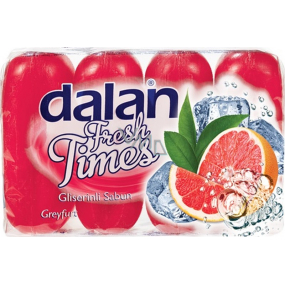 Dalan Fresh Time Grapefruit glycerinové tuhé toaletní mýdlo 4 x 90 g