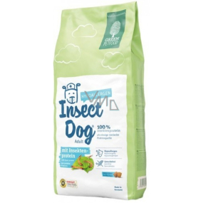 Green Pet Food Insect Dog Hypoalergenní suché krmivo pro psy 100% hmyzí bílkoviny 15 kg