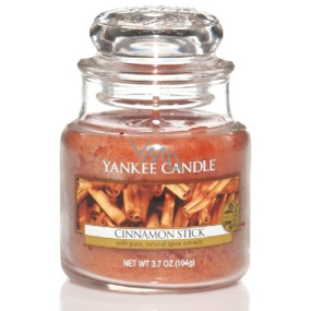 Yankee Candle Cinnamon Stick - Skořicová tyčinka vonná svíčka Classic malá sklo 104 g
