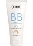 Ziaja BB SPF 15 krém mastná a smíšená pleť 02 Natural 50 ml