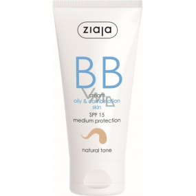 Ziaja BB SPF 15 krém mastná a smíšená pleť 02 Natural 50 ml