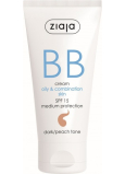 Ziaja BB SPF 15 krém mastná a smíšená pleť 03 Dark 50 ml