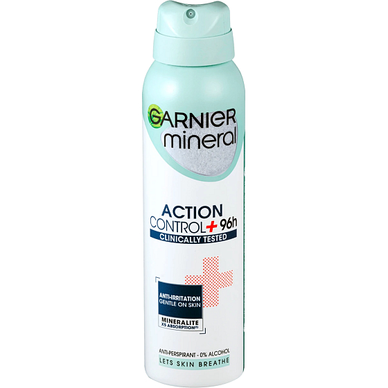 Garnier Mineral Action Control + Clinically Tested antiperspirant deodorant sprej pro ženy 150 ml