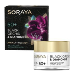 Soraya Black Orchid Černá orchidej + Diamantový prášek liftingující krém na den/noc 50+ 50 ml
