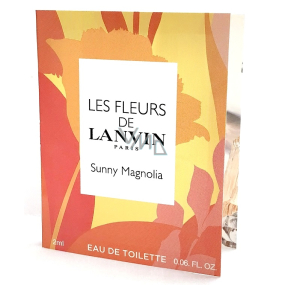 Lanvin Sunny Magnolia toaletní voda pro ženy 2 ml s rozprašovačem, vialka