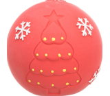 Trixie XMas Ball latexový vánoční míček pro psy 8 cm