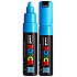 Posca Univerzální akrylátový popisovač 4,5 - 5,5 mm Světle modrá PC-7M