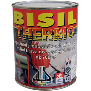 Bisil Thermo žáruvzdorná barva 700 °C, stříbrná, 700 g