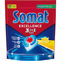 Somat Lemon 3v1 tablety do myčky 34 ks, 615,4 g
