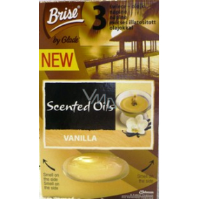 Brise Vanilla vonný olej 3 náplně vonného oleje po 15 g