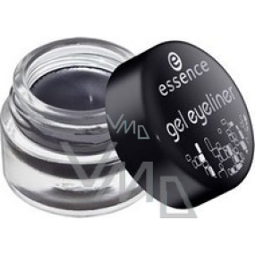 Essence Gel Eyeliner oční linky gelové 01 Midnight In Paris 3 ml