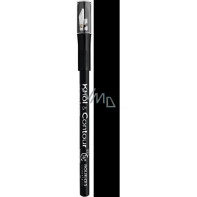 Bourjois Khol & Contour tužka na oči s ořezávátkem 61 Noir Expert 1,14 g