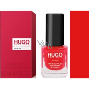 Hugo Boss Hugo Woman New lak na nehty červený 4,5 ml