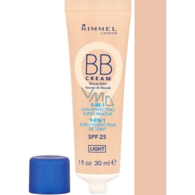 Rimmel London BB Cream 9v1 Skin Perfecting Super make-up BB krém 001 Light 30 ml