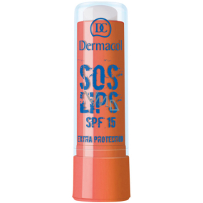 Dermacol SOS Lips Extra Protection SPF15 balzám na rty Chocolate 3,5 ml