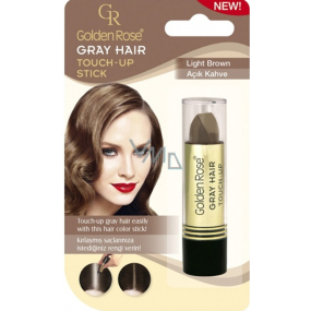 Golden Rose Gray Hair Touch-Up Stick barvící korektor na odrostlé a šedivé vlasy 06 Light Brown 5,2 g