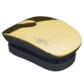 Ikoo Pocket Metallic Kapesní kartáč na vlasy podle čínské medicíny metalický zlato-černý