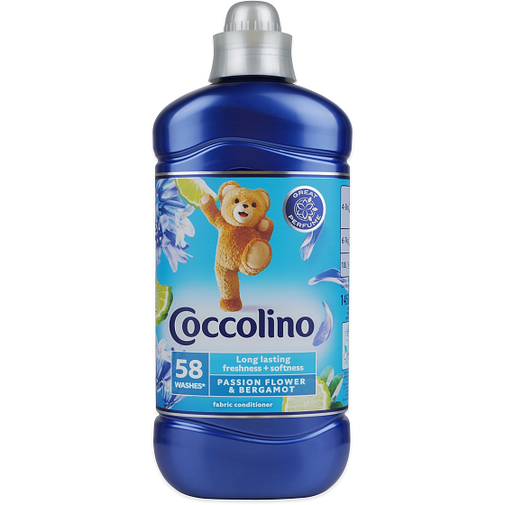 Coccolino Creations Passion Flower & Bergamot koncentrovaná aviváž 58 praní 1,45 l