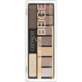 Catrice The Smart Beige Collection Eyeshadow Palette paleta očních stínů 010 Nude But Not Naked 10 g