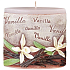 Candles Vanilka Vanilla vonná svíčka elipsa 110 x 45 x 110 mm