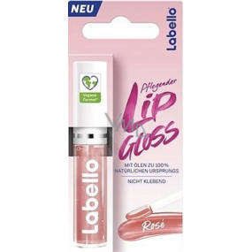 Labello Lip Gloss pečující olej na rty Rosé 5,5 ml