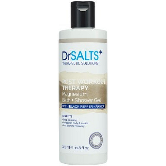 Dr. Salts Post Workout Therapy koupelový a sprchový gel 350 ml