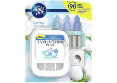 Ambi Pur 3 Volution Cotton Flower elektrický osvěžovač kompletní strojek 20 ml